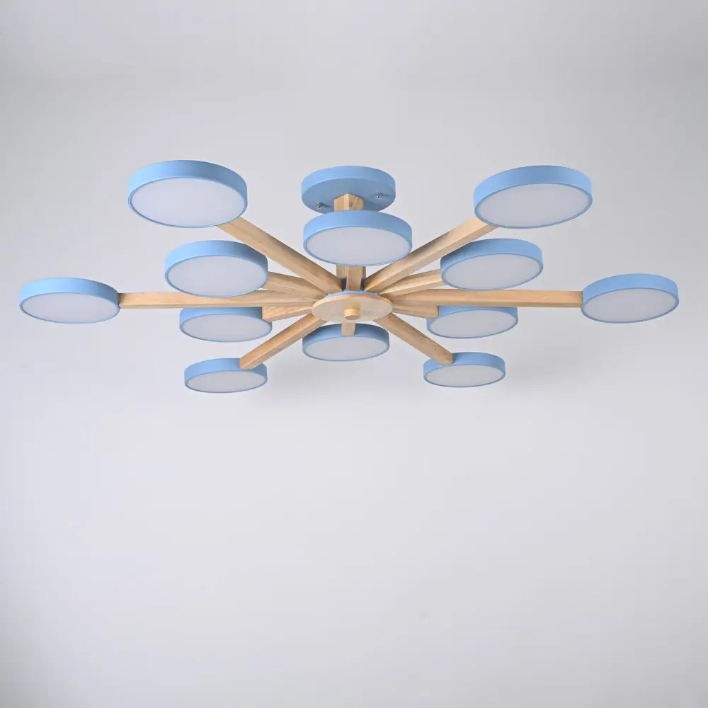 Фото 8 Люстра подвесная светодиодная Imperiumloft Turna blue 228855-26 40 м² белый свет цвет белый/голубой Фото 8 Люстра подвесная светодиодная Imperiumloft Turna blue 228855-26 40 м² белый свет цвет белый/голубой