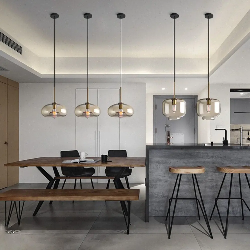 Фото 10 Светильник подвесной Imperiumloft Vilmo 213943-26 1 лампа 3 м² цвет янтарный/латунь Фото 10 Светильник подвесной Imperiumloft Vilmo 213943-26 1 лампа 3 м² цвет янтарный/латунь