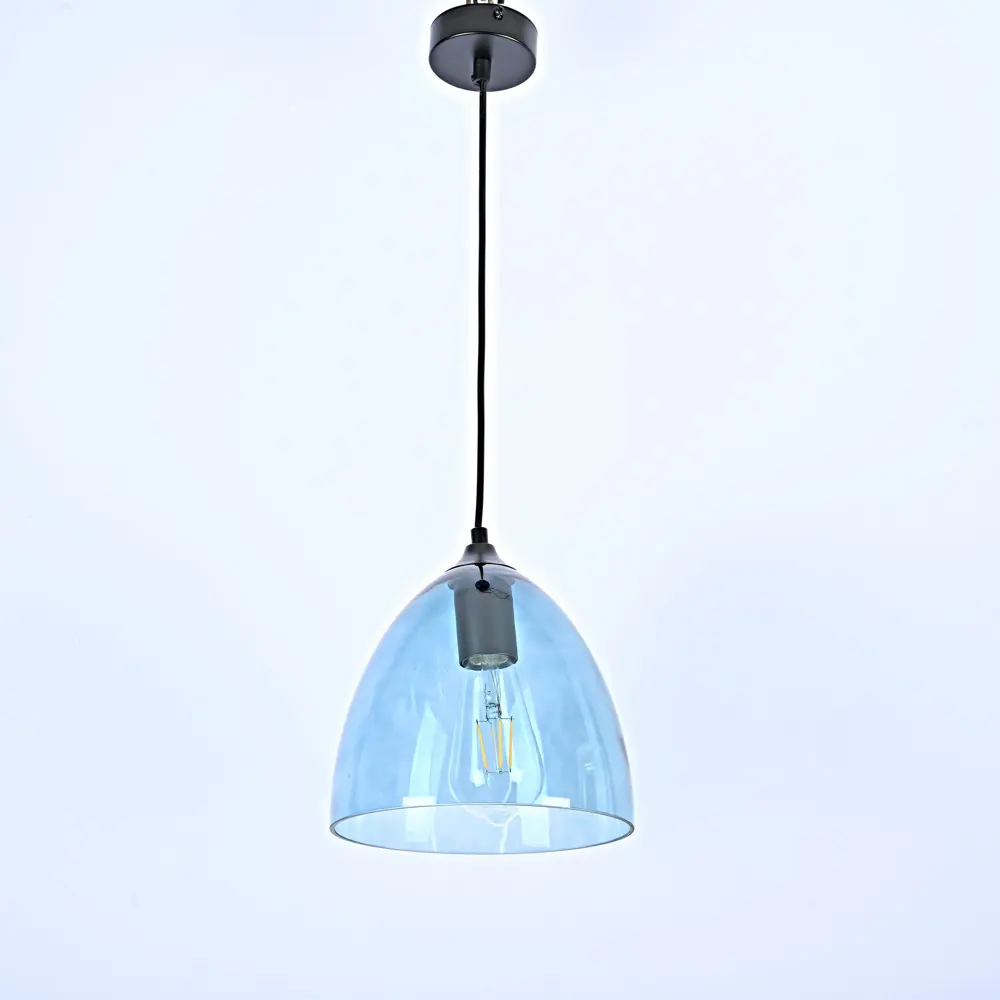 Фото 6 Светильник подвесной Imperiumloft Pick-n-mix d 241133-26 1 лампа 3 м² цвет голубой/черный Фото 6 Светильник подвесной Imperiumloft Pick-n-mix d 241133-26 1 лампа 3 м² цвет голубой/черный