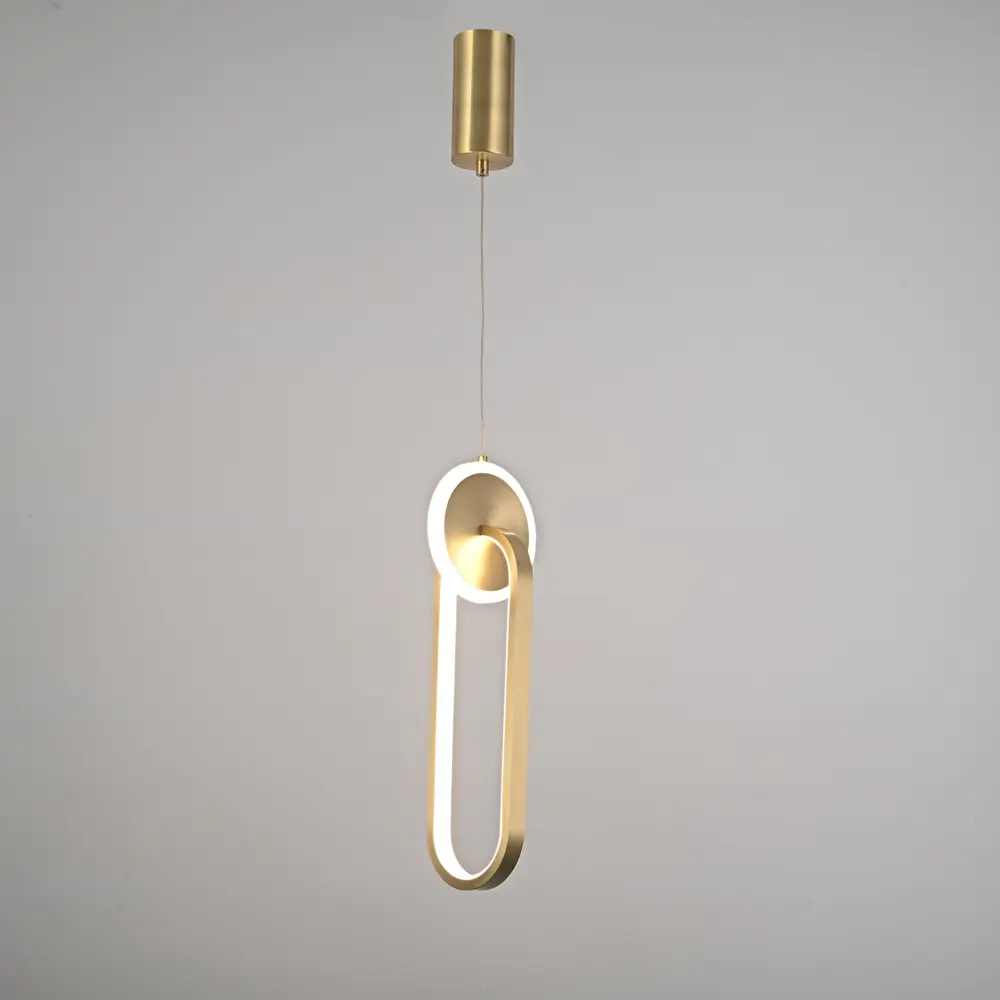 Фото 8 Светильник подвесной светодиодная Imperiumloft Randall b 232609-23 5 м² белый свет цвет белый, латунь