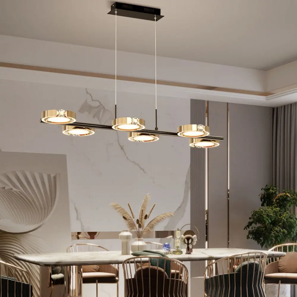 Фото 8 Светильник подвесной светодиодный Imperiumloft 232847-23 Sellif 14 м² регулируемый белый свет цвет коричневый