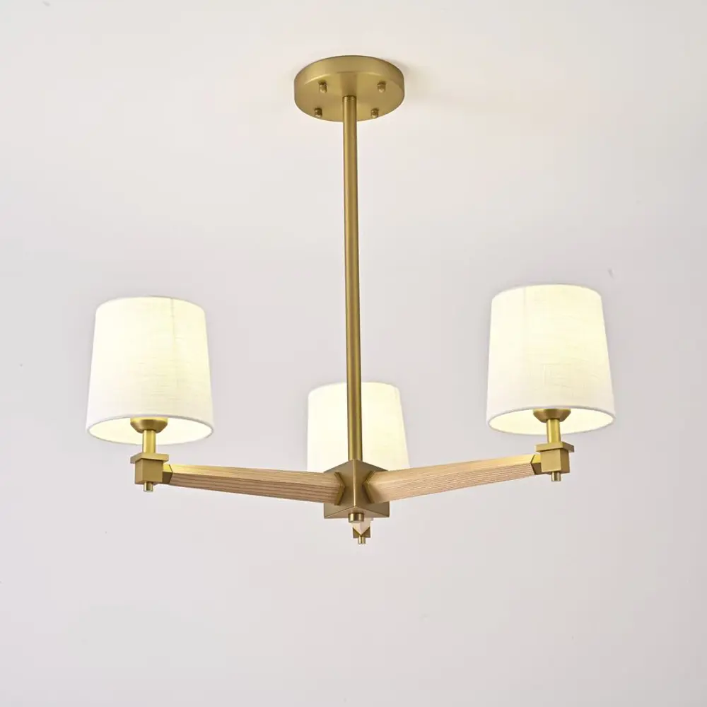 Фото 3 Люстра на штанге Imperiumloft Jorgenson 203578-26 3 ламп 9 м² цвет белый, светлое дерево, золотой Фото 3 Люстра на штанге Imperiumloft Jorgenson 203578-26 3 ламп 9 м² цвет белый, светлое дерево, золотой