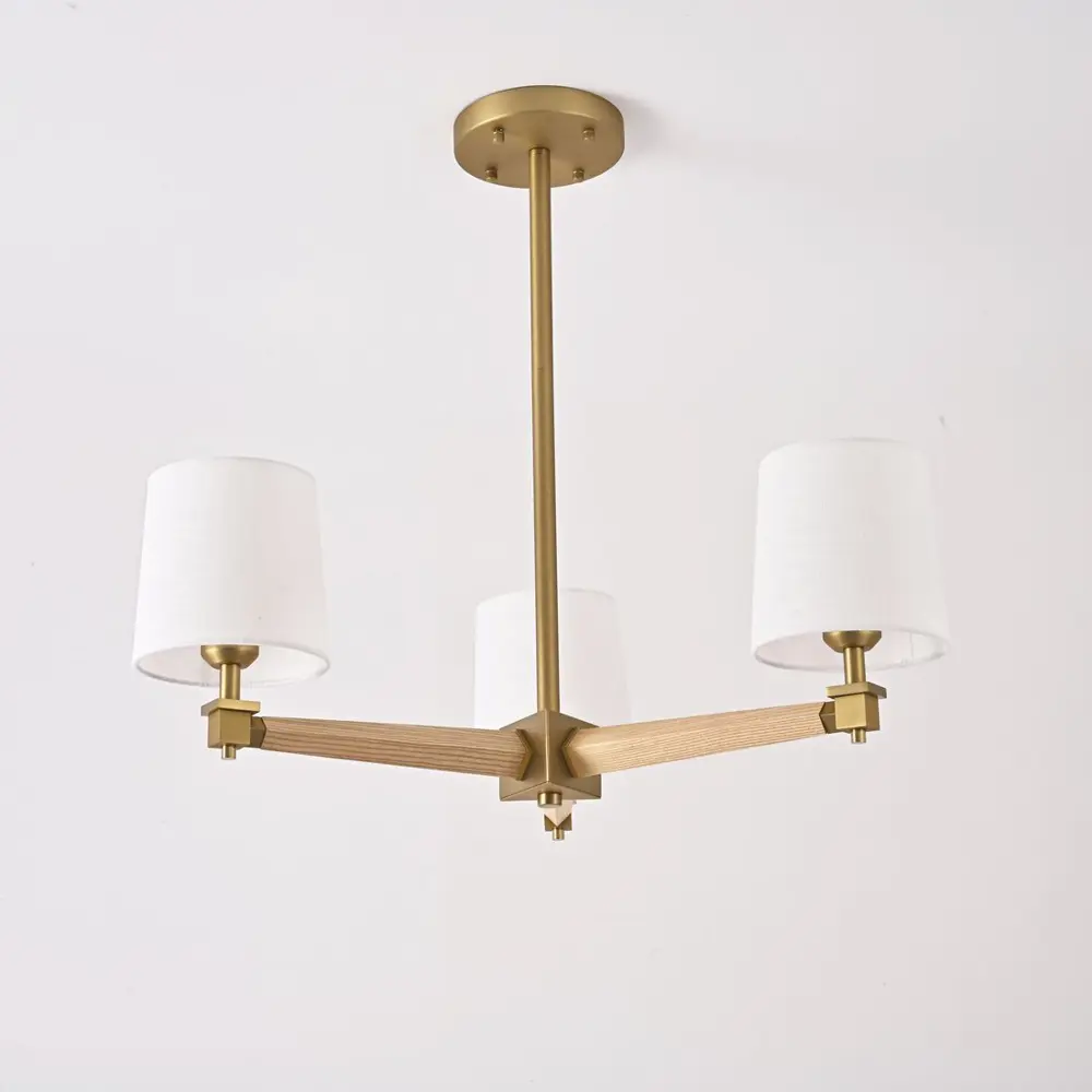 Фото 5 Люстра на штанге Imperiumloft Jorgenson 203578-26 3 ламп 9 м² цвет белый, светлое дерево, золотой Фото 5 Люстра на штанге Imperiumloft Jorgenson 203578-26 3 ламп 9 м² цвет белый, светлое дерево, золотой