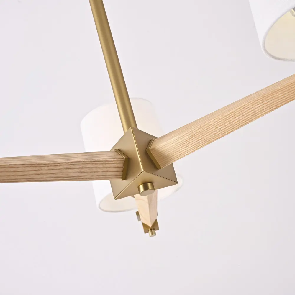 Фото 7 Люстра на штанге Imperiumloft Jorgenson 203578-26 3 ламп 9 м² цвет белый, светлое дерево, золотой Фото 7 Люстра на штанге Imperiumloft Jorgenson 203578-26 3 ламп 9 м² цвет белый, светлое дерево, золотой