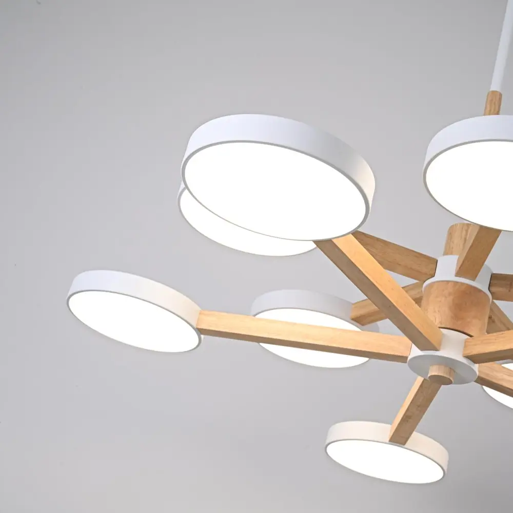 Фото 5 Люстра на штанге светодиодная Imperiumloft Turna 229079-26 35 м² белый свет цвет белый Фото 5 Люстра на штанге светодиодная Imperiumloft Turna 229079-26 35 м² белый свет цвет белый