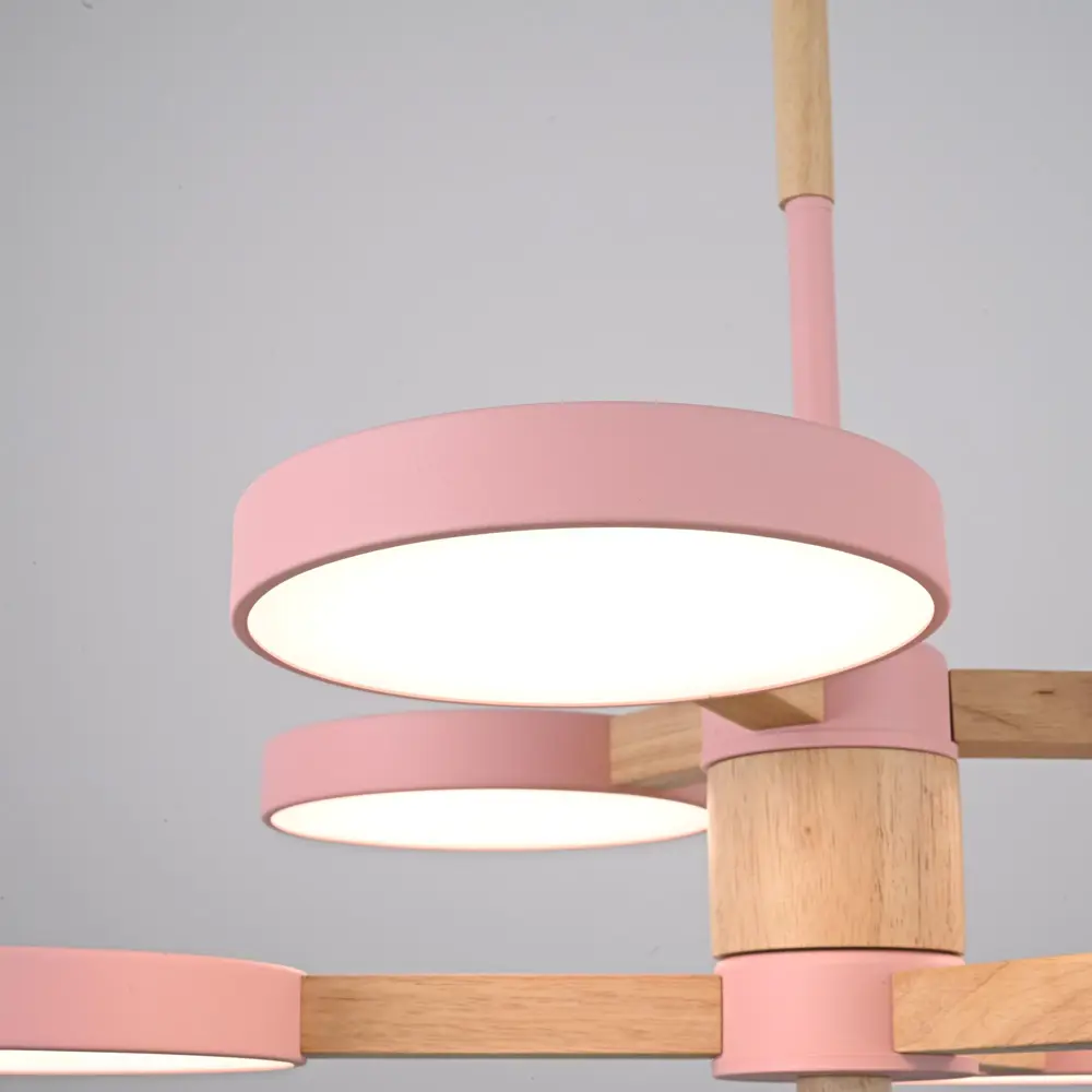 Фото 8 Люстра на штанге светодиодная Imperiumloft Turna 229081-26 25 м² белый свет цвет белый/розовый Фото 8 Люстра на штанге светодиодная Imperiumloft Turna 229081-26 25 м² белый свет цвет белый/розовый