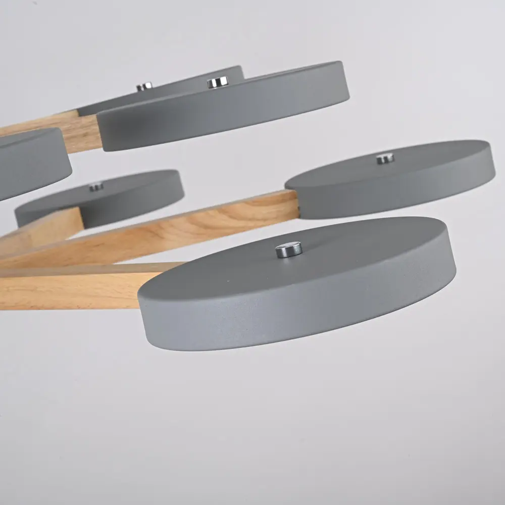 Фото 9 Люстра на штанге светодиодная Imperiumloft Turna 229089-26 40 м² белый свет цвет белый/серый Фото 9 Люстра на штанге светодиодная Imperiumloft Turna 229089-26 40 м² белый свет цвет белый/серый