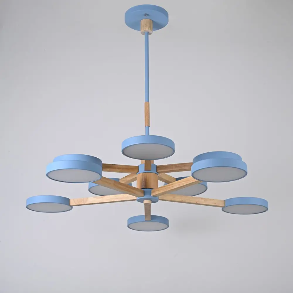 Фото 5 Люстра на штанге светодиодная Imperiumloft Turna 229091-26 35 м² белый свет цвет белый/голубой Фото 5 Люстра на штанге светодиодная Imperiumloft Turna 229091-26 35 м² белый свет цвет белый/голубой