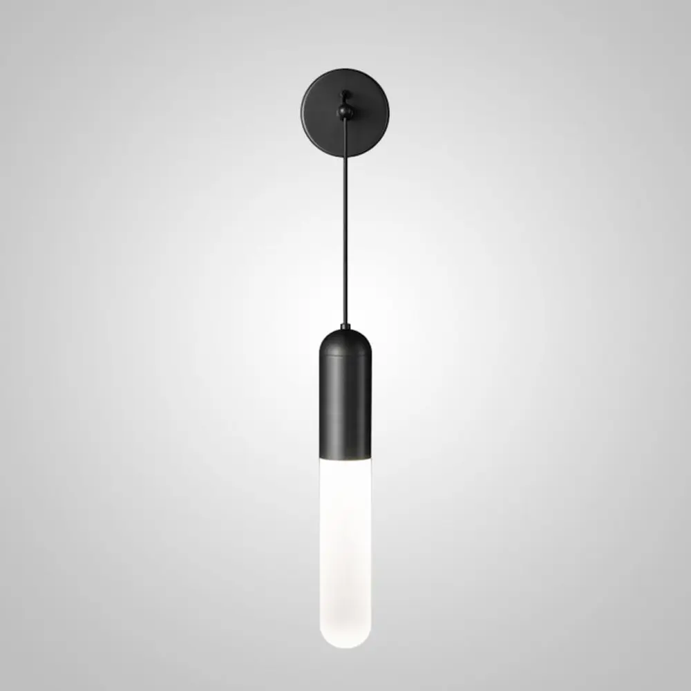 Фото Настенный светильник Imperiumloft Sigleif wall black 230912-23 цвет прозрачный/черный Фото Настенный светильник Imperiumloft Sigleif wall black 230912-23 цвет прозрачный/черный