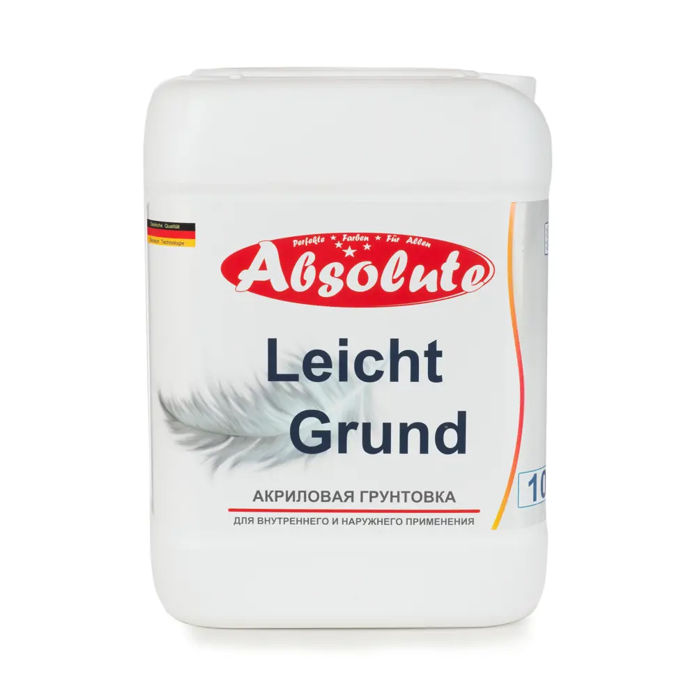 Фото 2 Грунтовка водно-дисперсионная Absolute LeichtGrund 10л Фото 2 Грунтовка водно-дисперсионная Absolute LeichtGrund 10л