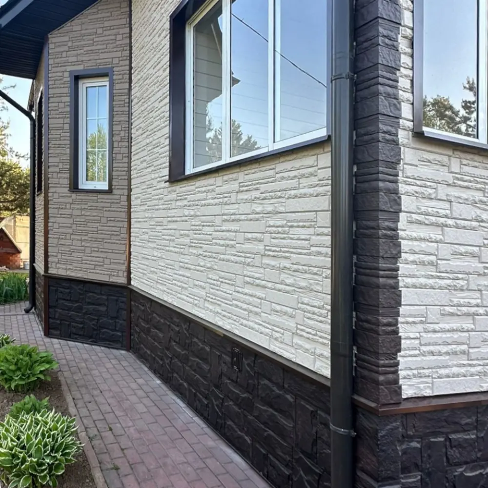 Фото 3 Фасадная панель Альта-профиль Гранит 1010x450x23мм альпийский 4.6м² 10шт Фото 3 Фасадная панель Альта-профиль Гранит 1010x450x23мм альпийский 4.6м² 10шт