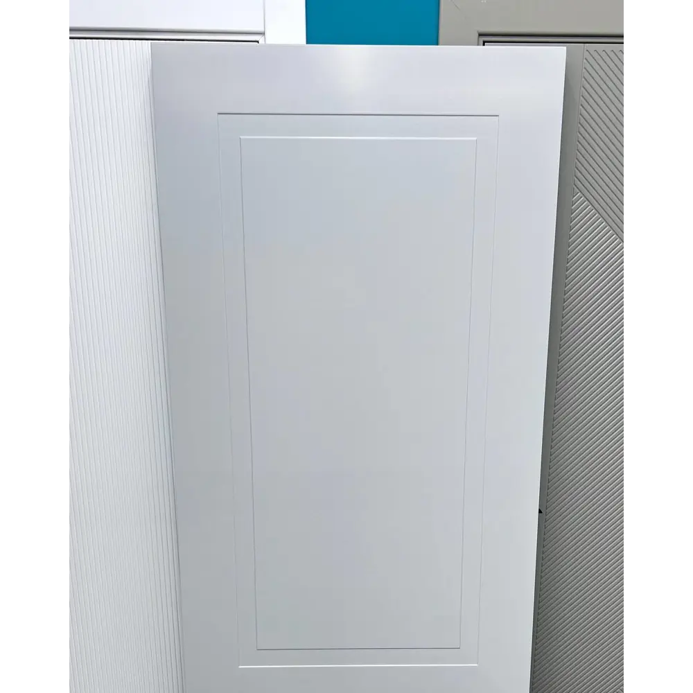 Фото 5 Комплект межкомнатной двери Wanmark Стефани-2 глухая 60х200см эмаль цвет RAL 7047 без замка и петель