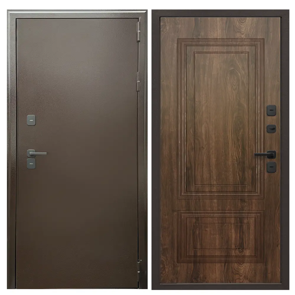 Фото Входная дверь Foreman Foreman Ф-10 правый 205x86см цвет антик медь/грецкий орех Фото Входная дверь Foreman Foreman Ф-10 правый 205x86см цвет антик медь/грецкий орех