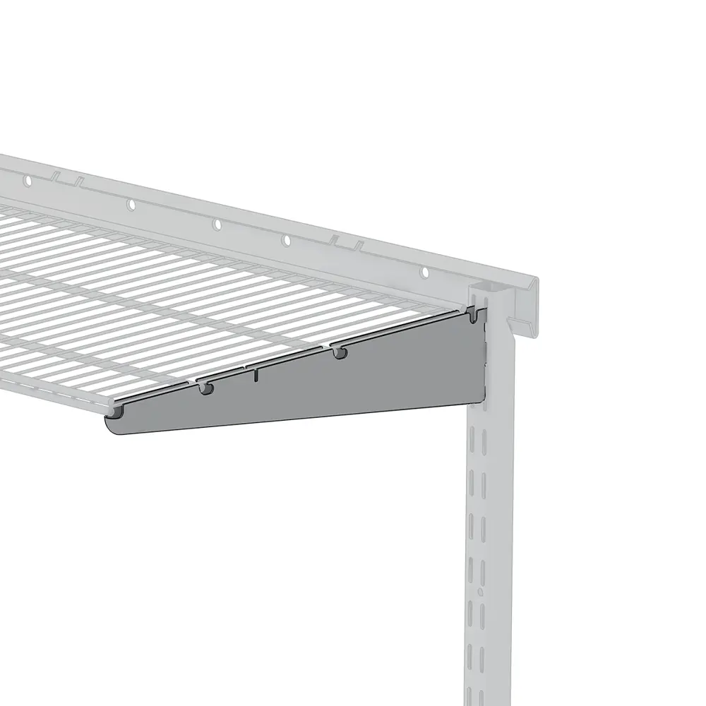 Фото 3 Кронштейн для полок Larvij 43.4 см нагрузка до 50 кг цвет белый Фото 3 Кронштейн для полок Larvij 43.4 см нагрузка до 50 кг цвет белый