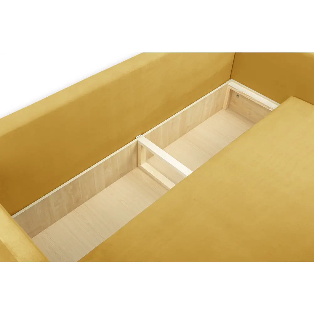 Фото 11 Диван Ramart Design Мокко 80622982 210x85x100 см велюр цвет жёлтый/золотой