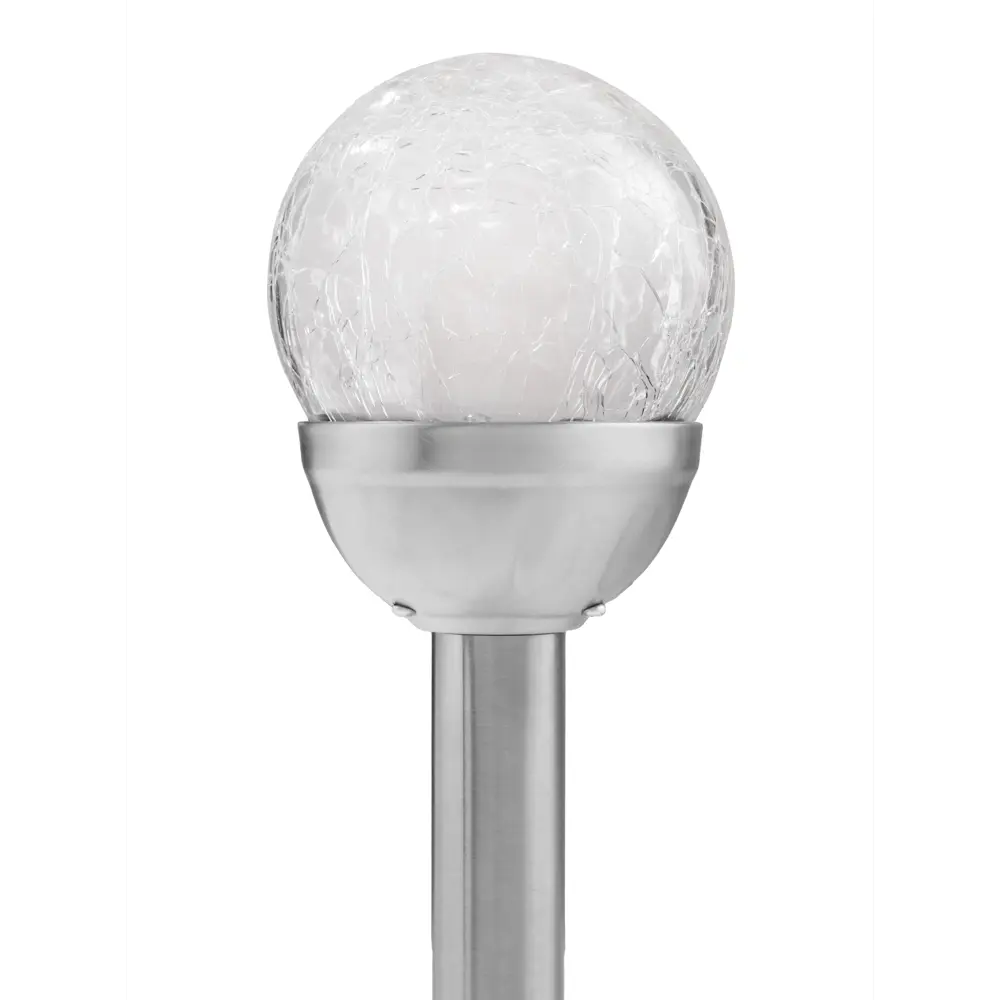 Фото Фонарик садовый на солнечной батарее Еврогарант Шар 1 шт Фото Фонарик садовый на солнечной батарее Еврогарант Шар 1 шт