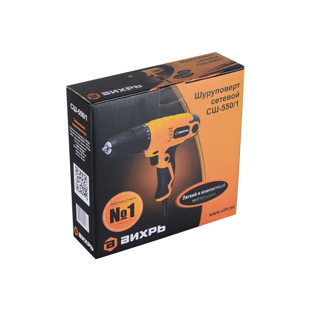 Фото 10 Дрель-шуруповерт сетевая Вихрь СШ-550/1, 550 Вт