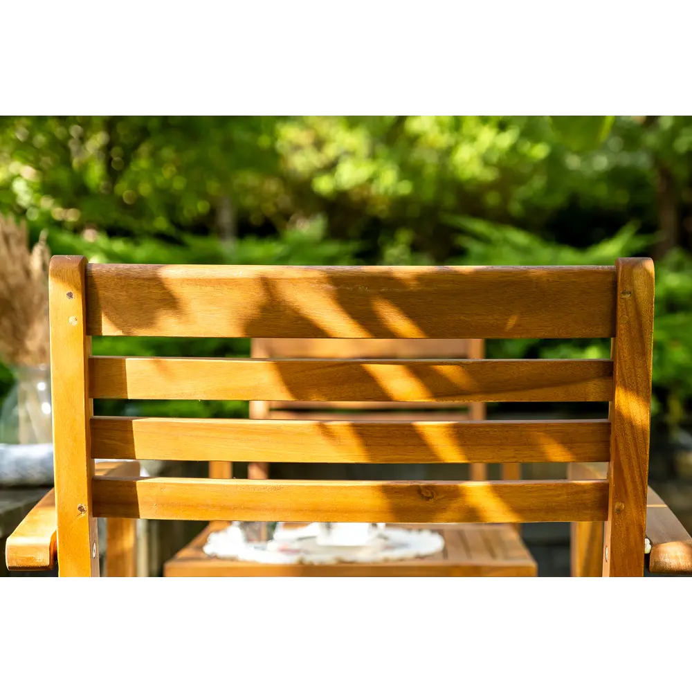 Фото 3 Набор садовой мебели Joygarden Karo 52201/52211 акация коричневый 2 стула стол Фото 3 Набор садовой мебели Joygarden Karo 52201/52211 акация коричневый 2 стула стол