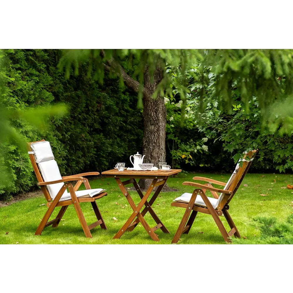 Фото 2 Набор садовой мебели Joygarden Karo 52202/52210 акация коричневый 2 стула стол Фото 2 Набор садовой мебели Joygarden Karo 52202/52210 акация коричневый 2 стула стол