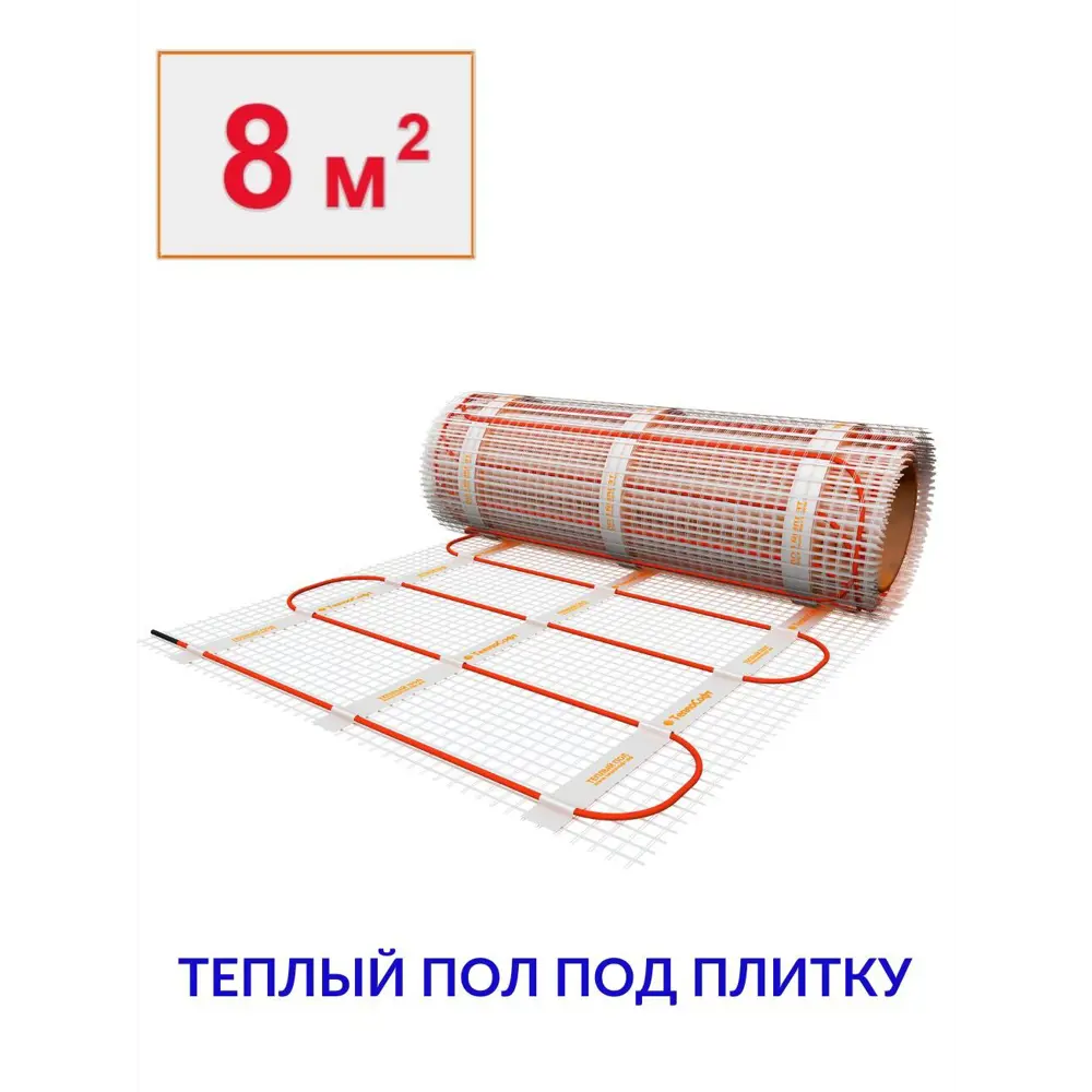 Фото Нагревательный мат Теплософт 8 м² 1200 Вт 81200/2