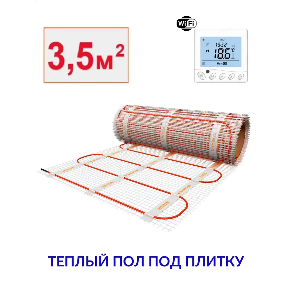 Фото Нагревательный мат Теплософт 3.5 м² 525 Вт 35525/25