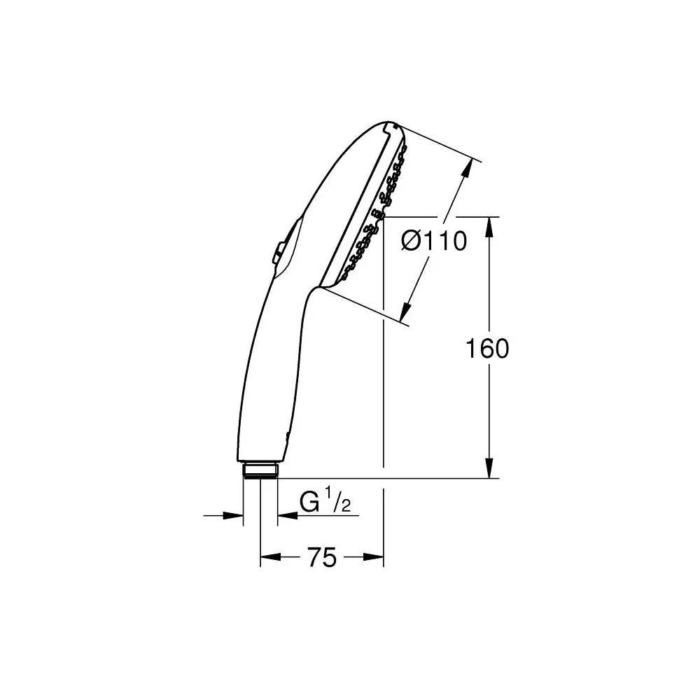 Фото 8 Лейка для душа Grohe 27597003 2 режимная цвет хром Фото 8 Лейка для душа Grohe 27597003 2 режимная цвет хром