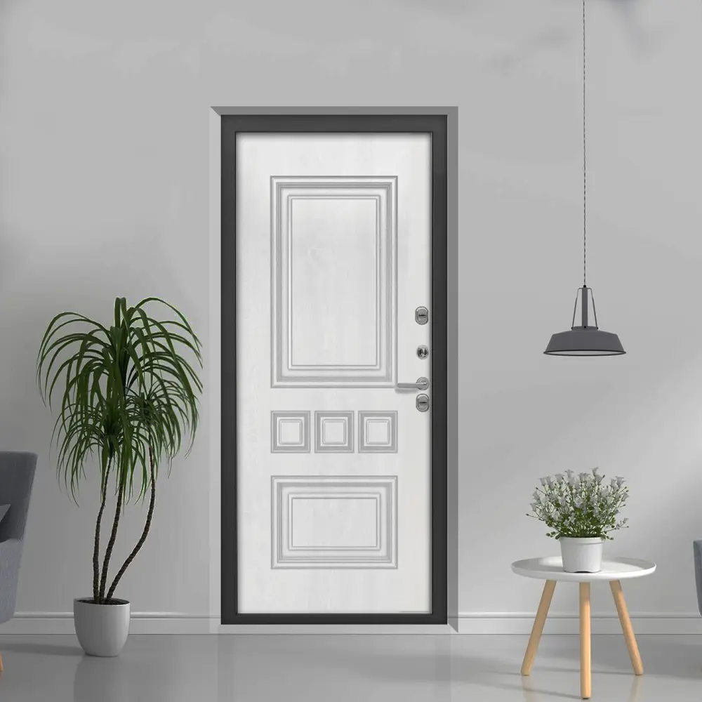 Фото 5 Входная дверь Дверипро Термо L Аура левый 205x96см цвет nussbaum и патина черная/винорит white 2084