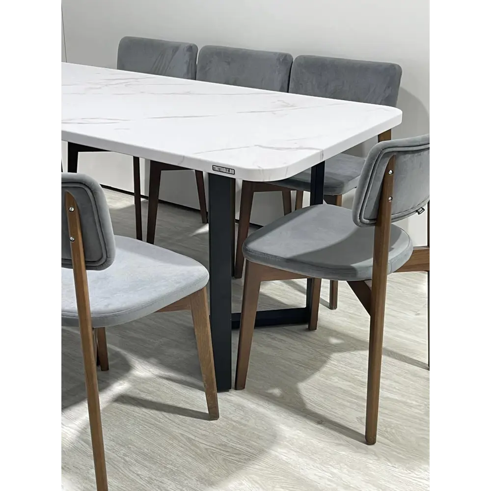 Фото 6 Стол прямоугольный Thetable 2.21 180 80 32 3.1 180x80 см композитный материал цвет белый