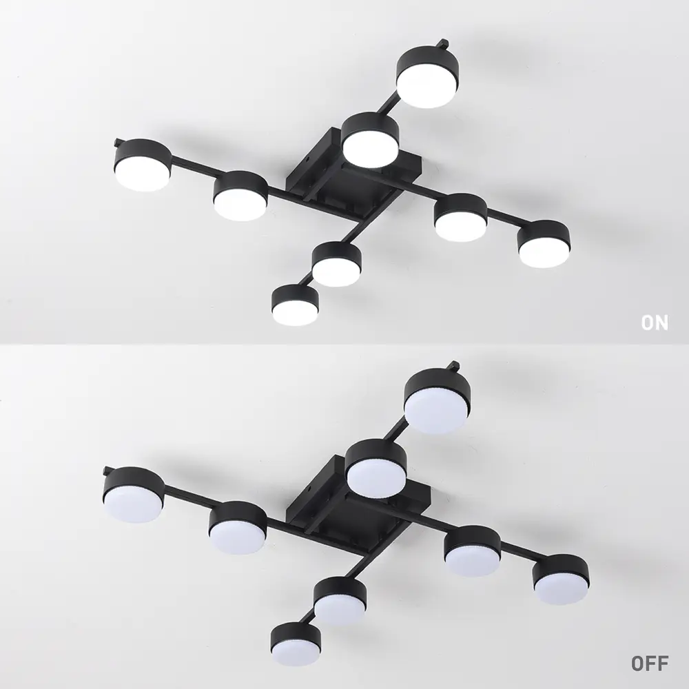 Фото 2 Люстра на штанге Estares Ууо00005866 25 м² цвет черный