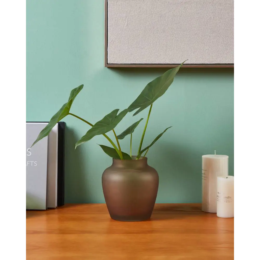 Фото 2 Ваза Eglo 421202 стекло цвет коричневый 15 см Фото 2 Ваза Eglo 421202 стекло цвет коричневый 15 см