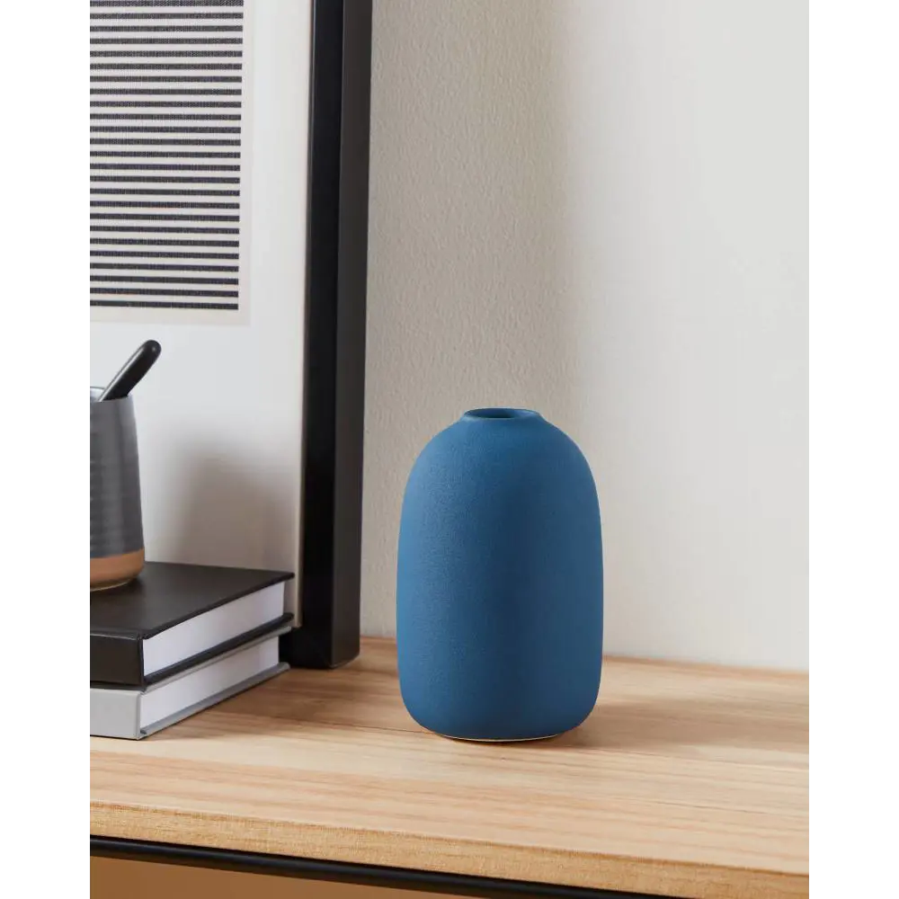 Фото 2 Ваза Eglo 421259 керамика цвет синий 14.5 см Фото 2 Ваза Eglo 421259 керамика цвет синий 14.5 см