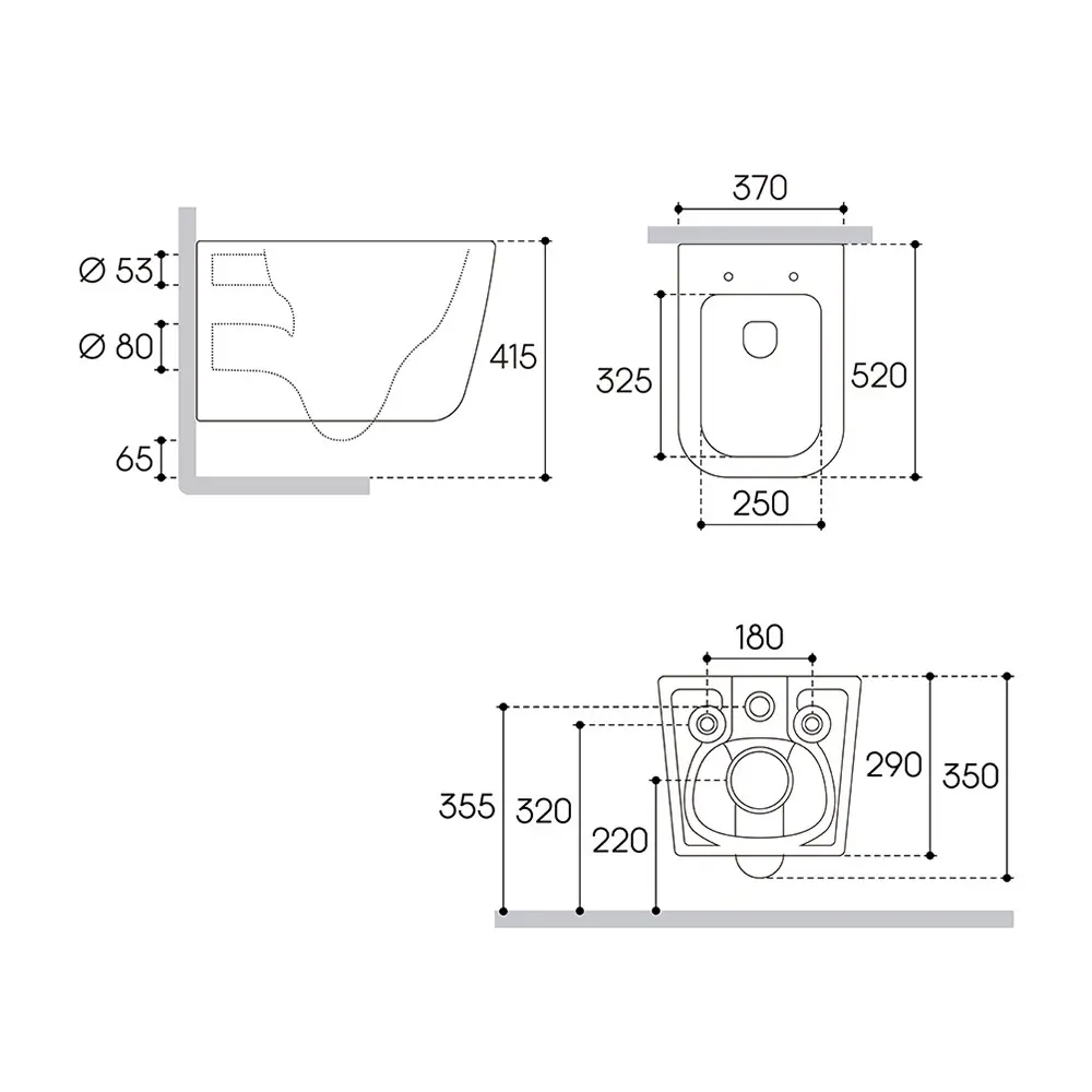 Фото 14 Комплект инсталляция и унитаз: инсталляция Alentori Sistema 50 AL.SIS33T клавиша CHIAVE L хром AL.CHI102CH унитаз Vortex Торнадо Soft-Close квадрат