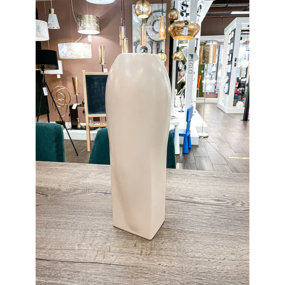 Фото 6 Ваза Eglo 421016 керамика цвет бежевый 40 см Фото 6 Ваза Eglo 421016 керамика цвет бежевый 40 см