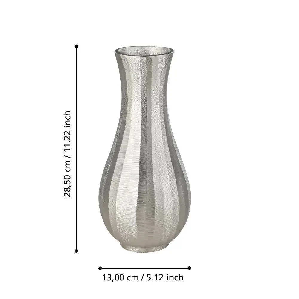 Фото 5 Ваза Eglo 421053 алюминий цвет никель 28.5 см Фото 5 Ваза Eglo 421053 алюминий цвет никель 28.5 см