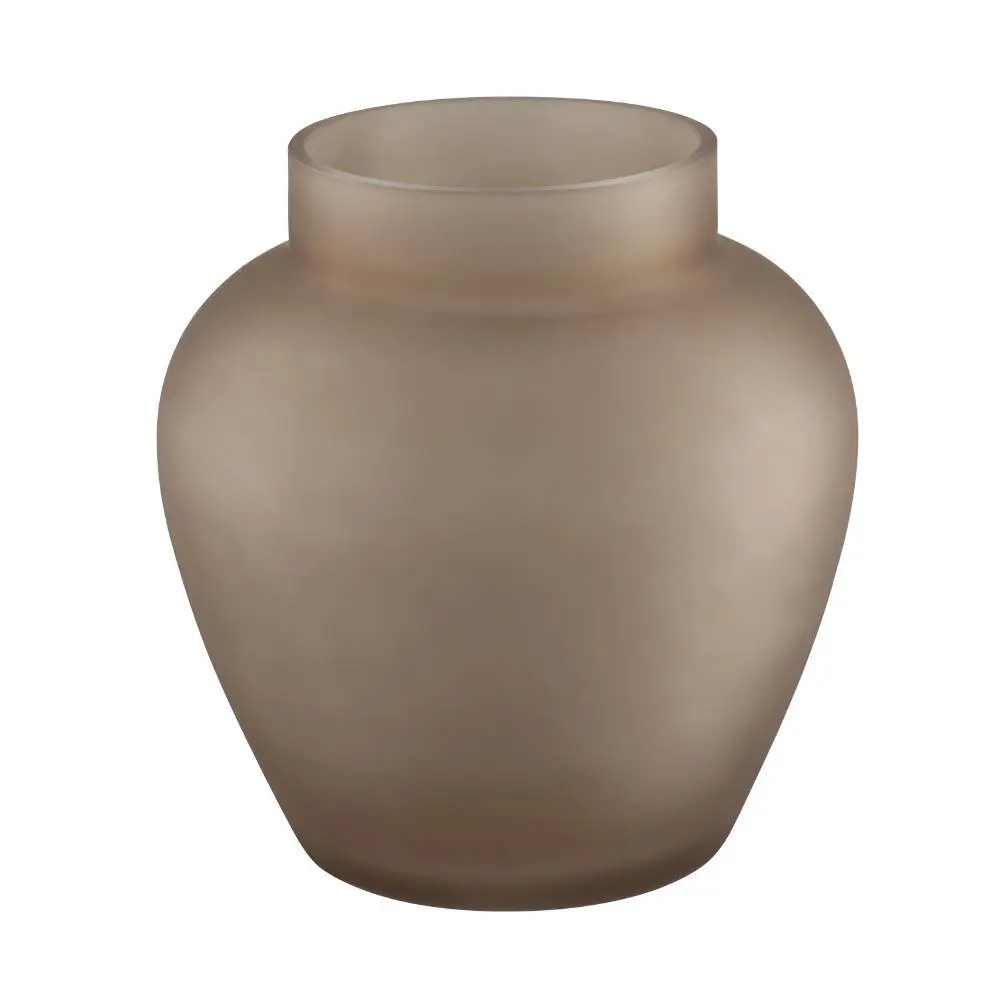 Фото Ваза Eglo 421205 стекло цвет коричневый 19.5 см Фото Ваза Eglo 421205 стекло цвет коричневый 19.5 см