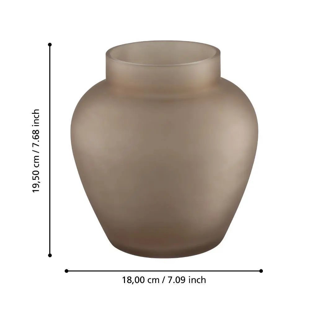 Фото 5 Ваза Eglo 421205 стекло цвет коричневый 19.5 см Фото 5 Ваза Eglo 421205 стекло цвет коричневый 19.5 см