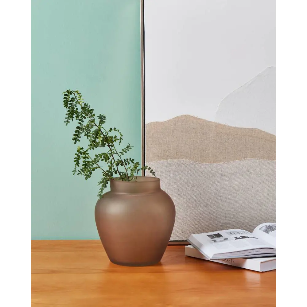 Фото 2 Ваза Eglo 421205 стекло цвет коричневый 19.5 см Фото 2 Ваза Eglo 421205 стекло цвет коричневый 19.5 см