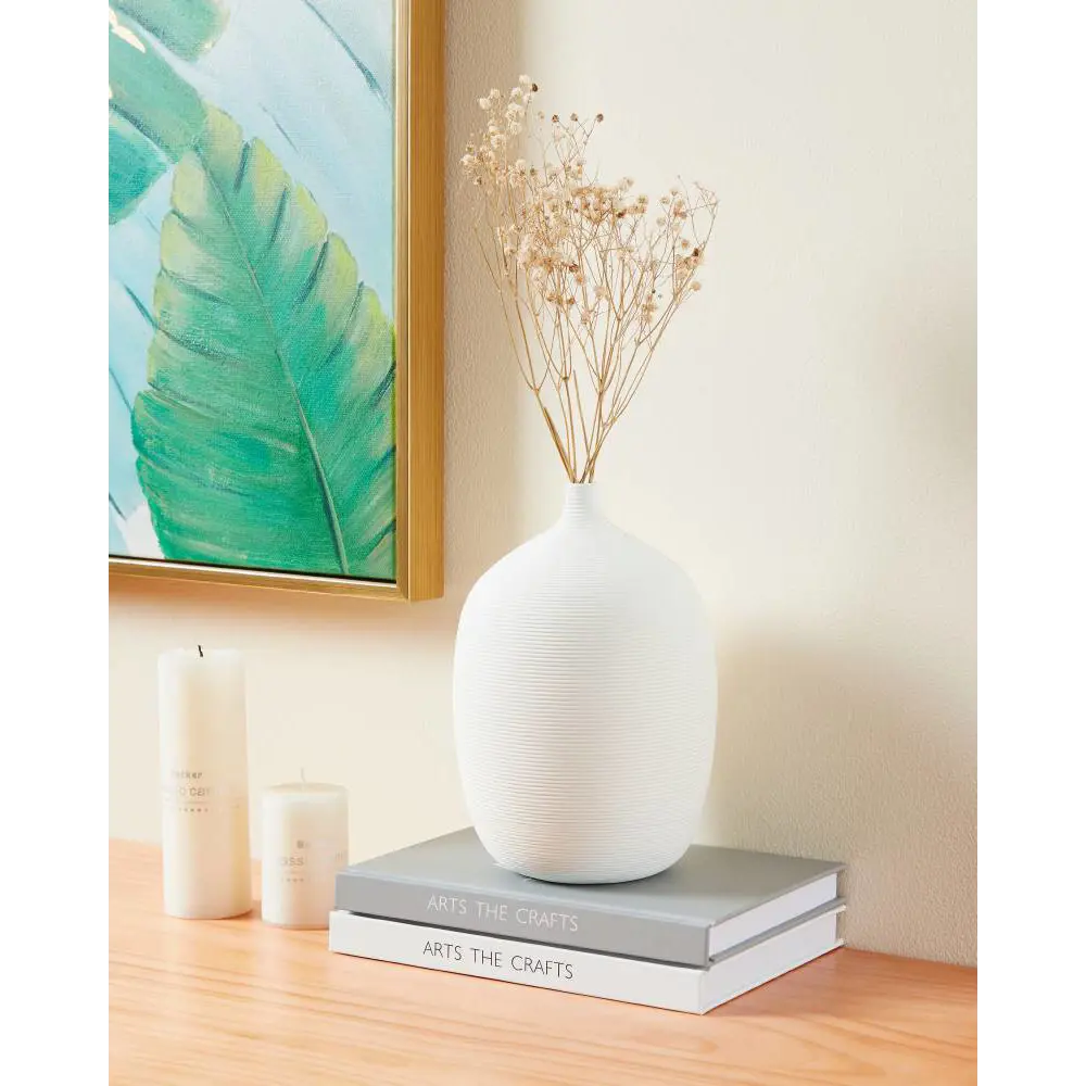 Фото 2 Ваза Eglo 421263 керамика цвет белый 21.2 см Фото 2 Ваза Eglo 421263 керамика цвет белый 21.2 см