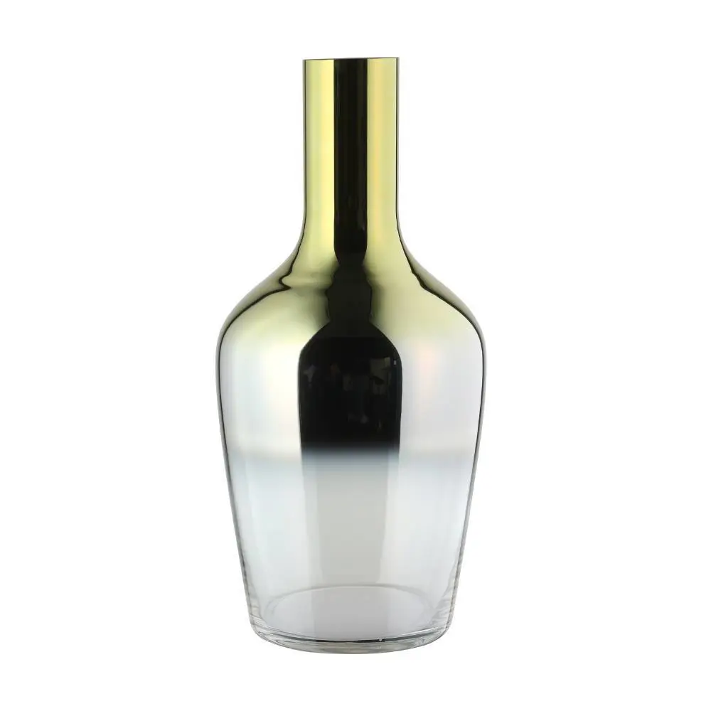 Фото 4 Ваза Eglo 421372 стекло цвет прозрачный, золотой, зеркальный 48 см