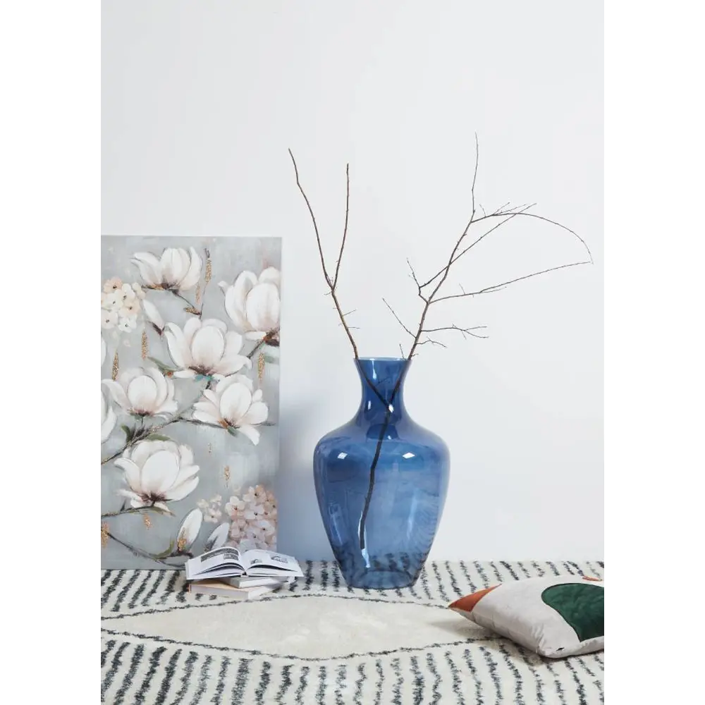 Фото 2 Ваза Eglo 421377 стекло цвет синий 65 см Фото 2 Ваза Eglo 421377 стекло цвет синий 65 см