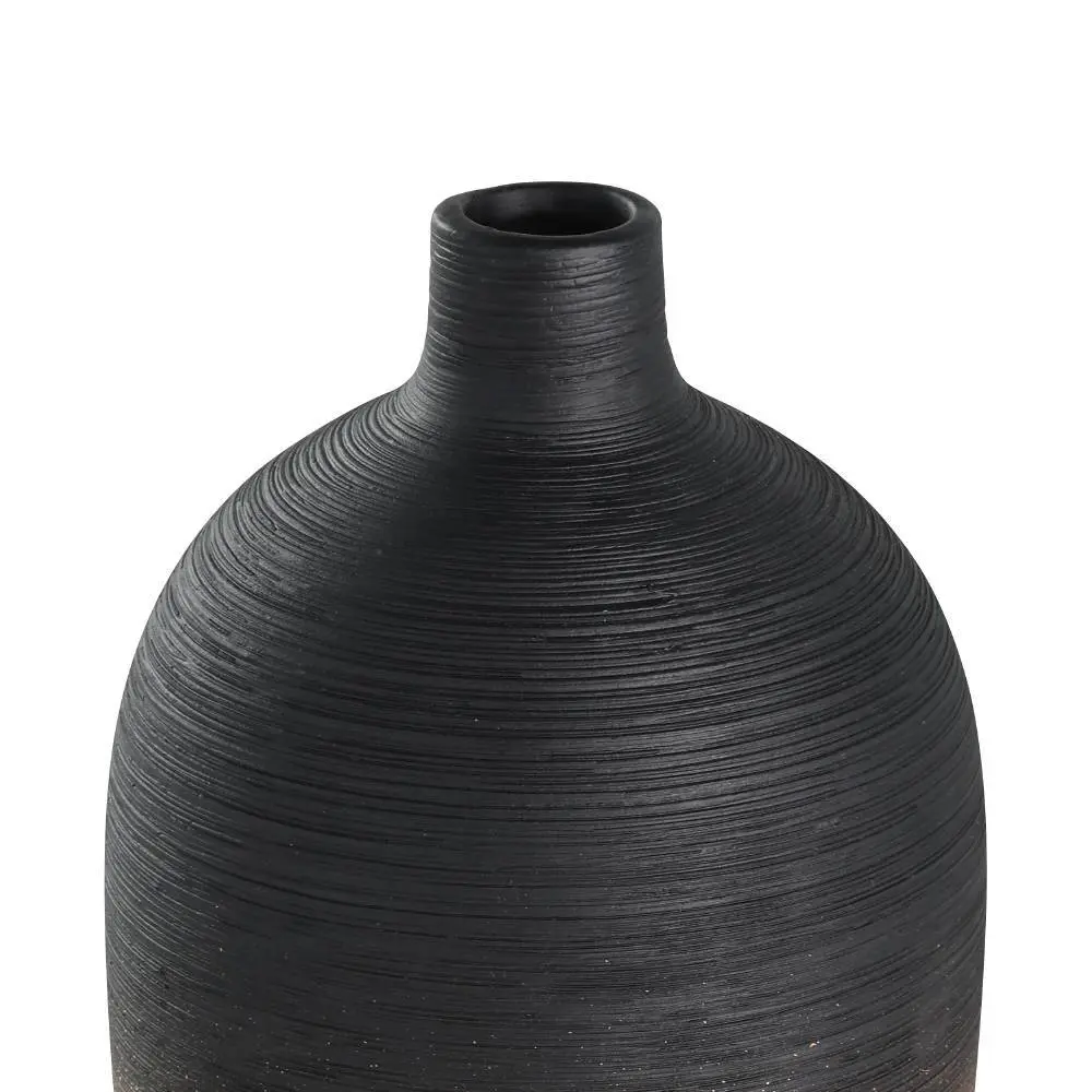 Фото 3 Ваза Eglo 421423 керамика цвет черный, золотой 28 см Фото 3 Ваза Eglo 421423 керамика цвет черный, золотой 28 см