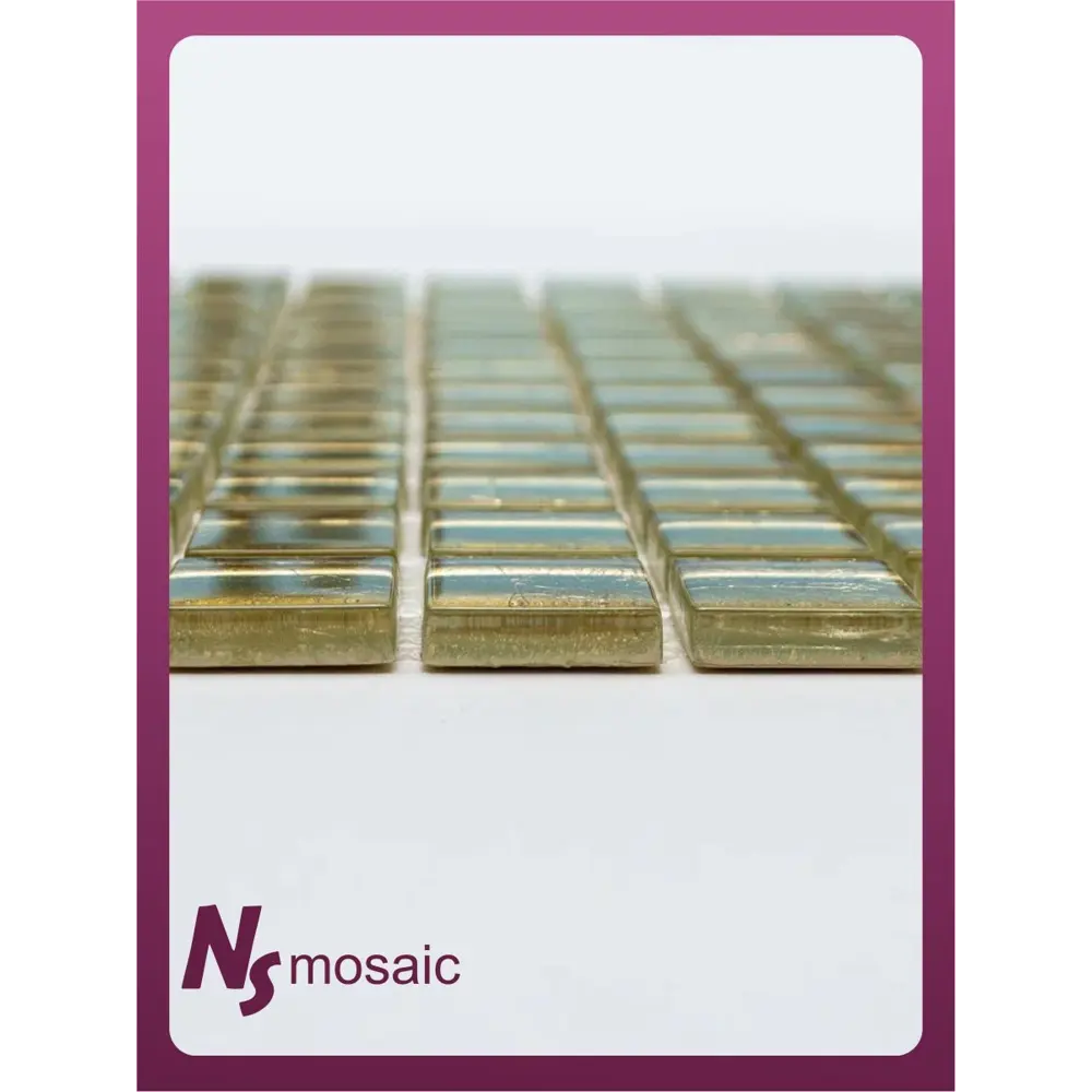Фото 4 Декоративная мозаика Nsmosaic S-859 NS03GL0092 29.8x29.8см цвет Жёлтый / золотой Фото 4 Декоративная мозаика Nsmosaic S-859 NS03GL0092 29.8x29.8см цвет Жёлтый / золотой