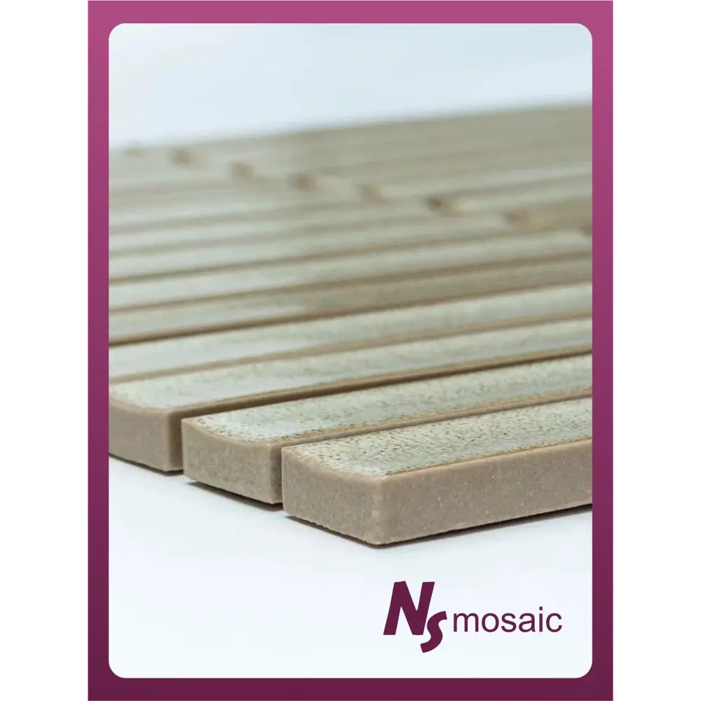 Фото 5 Декоративная мозаика Nsmosaic R-375 NS11PL0098 29.6x29.9см цвет Бежевый
