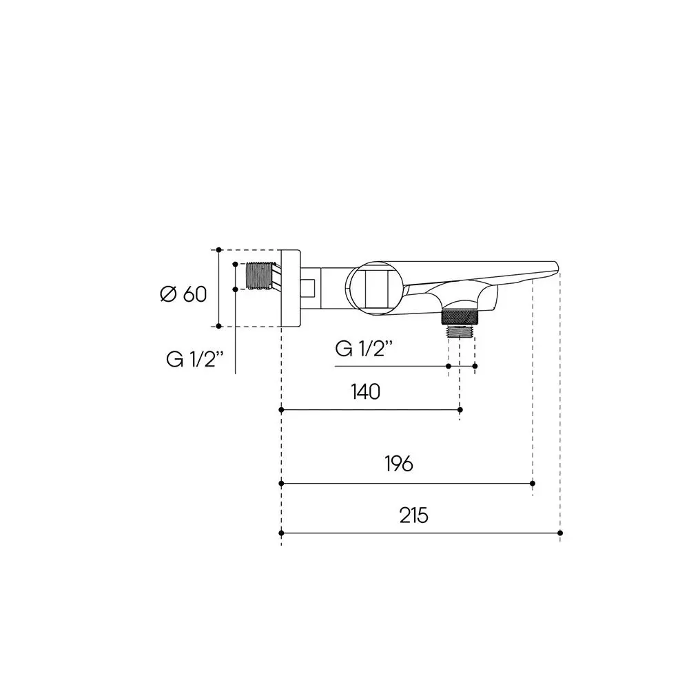 Фото 6 Смеситель для ванны Aqueduto Lin0645 однорычажный цвет сталь