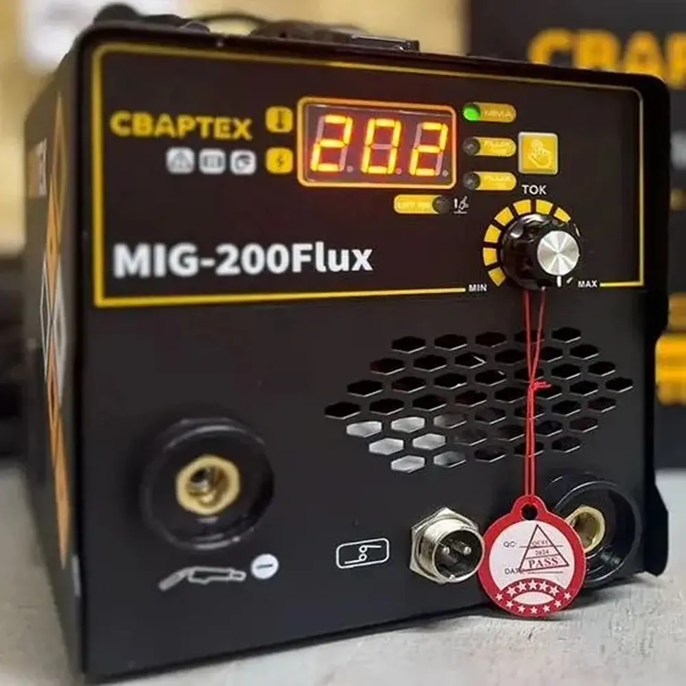 Фото 3 Сварочный полуавтомат инверторный Свартех MIG-200Flux, 200 А, до 4 мм Фото 3 Сварочный полуавтомат инверторный Свартех MIG-200Flux, 200 А, до 4 мм