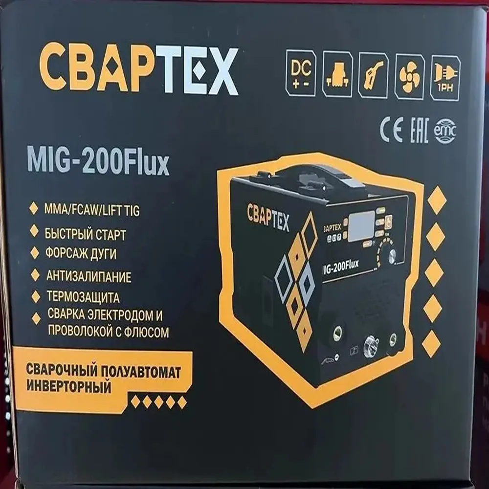 Фото Сварочный полуавтомат инверторный Свартех MIG-200Flux, 200 А, до 4 мм Фото Сварочный полуавтомат инверторный Свартех MIG-200Flux, 200 А, до 4 мм