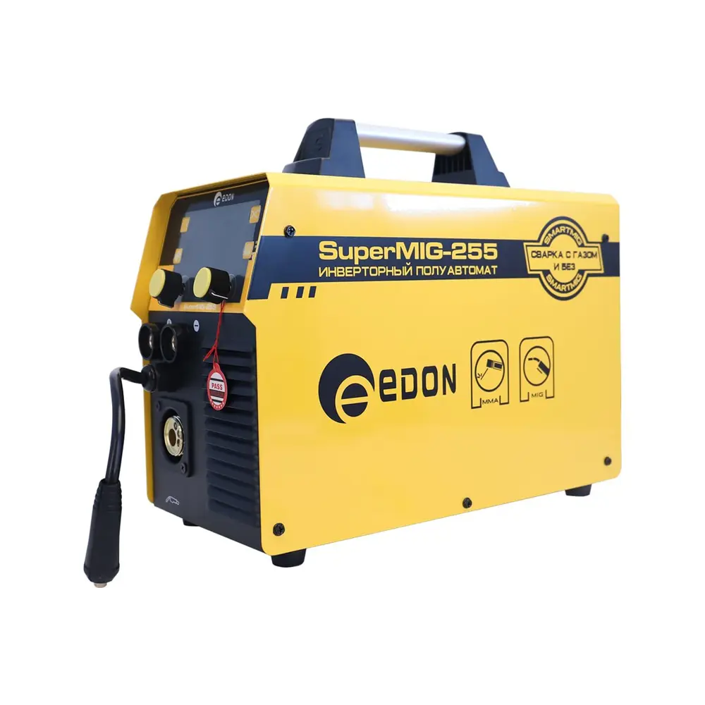 Фото 6 Сварочный полуавтомат инверторный Edon SuperMIG-255, 255 А, до 4 мм Фото 6 Сварочный полуавтомат инверторный Edon SuperMIG-255, 255 А, до 4 мм