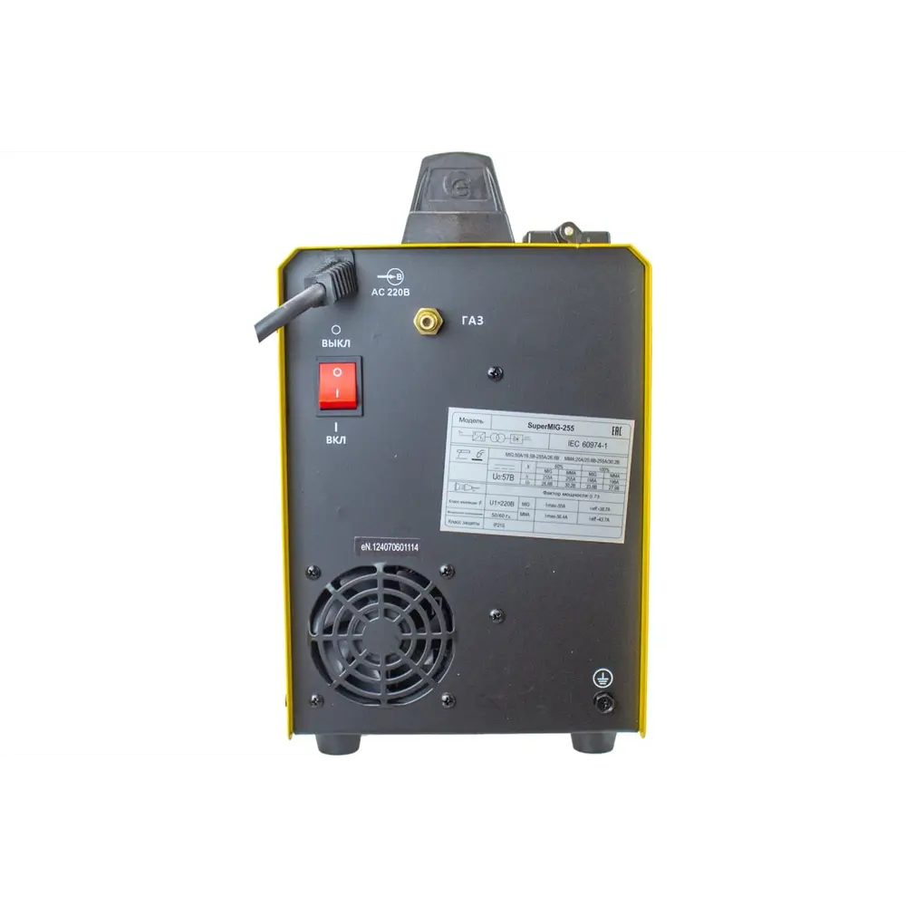 Фото 5 Сварочный полуавтомат инверторный Edon SuperMIG-255, 255 А, до 4 мм Фото 5 Сварочный полуавтомат инверторный Edon SuperMIG-255, 255 А, до 4 мм