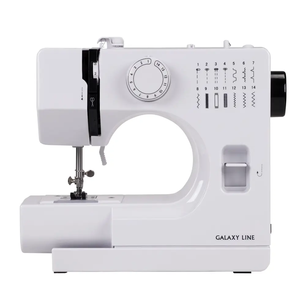 Фото 2 Швейная машина электромеханическая Galaxy line Gl6502 350 ст/мин цвет белый Фото 2 Швейная машина электромеханическая Galaxy line Gl6502 350 ст/мин цвет белый