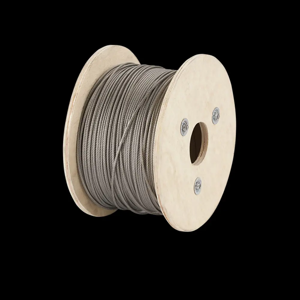 Фото 2 Трос Unipump 4 мм нержавеющая сталь бухта 250 м